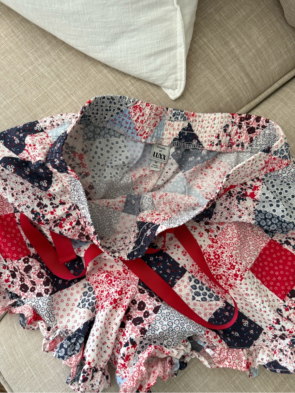 Patchwork Shorts - Picture 2 of 3